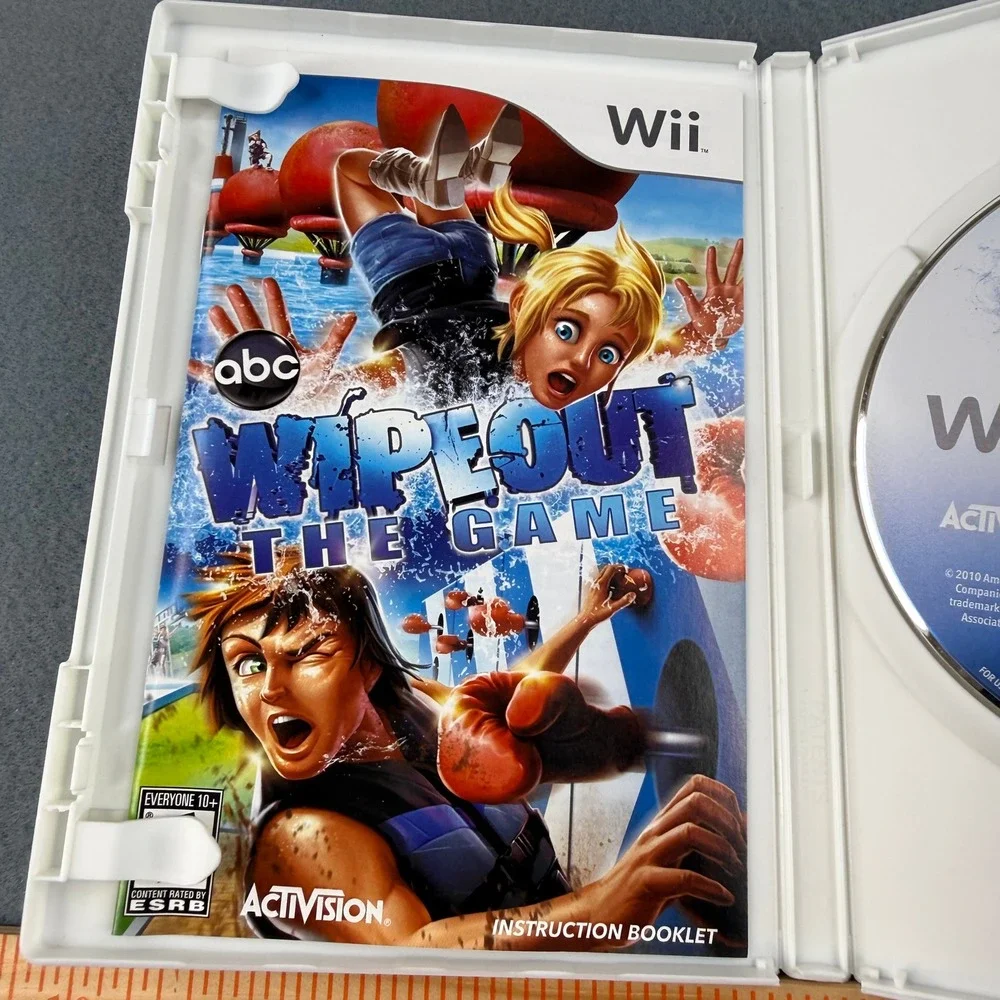 Activision‎ Wipeout The Game Nintendo Wii White Complete CIB ABC TV Series